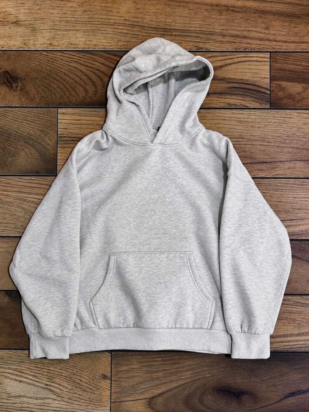 Trendy Queen Women’s XL Heather Gray Oversized Fleece Pullover Hoodie